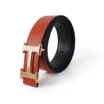 Luxury Designer Reversible Leather Belt
