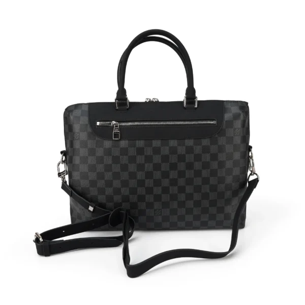 Premium Checkered Business Bag – Sleek & Professional