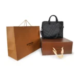 Premium Checkered Business Bag – Sleek & Professional - Image 3